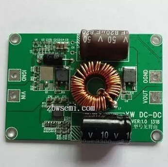 12V/24V轉5V5A車載LED屏電源模塊大功率降壓IC